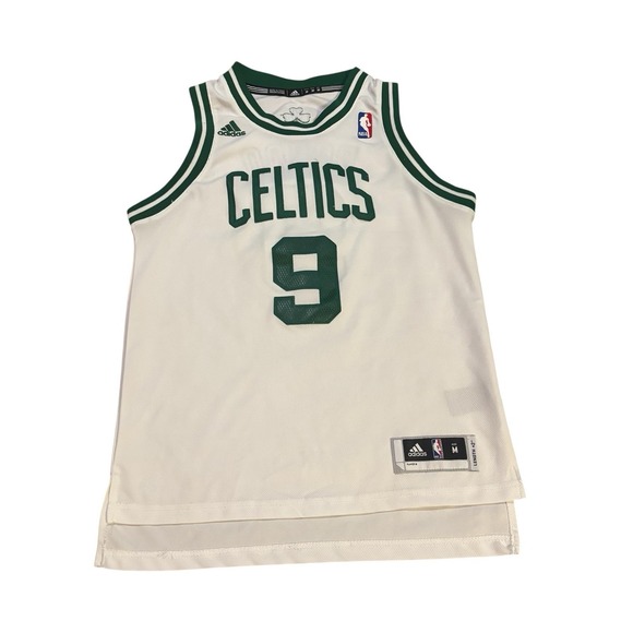 Adidas Boston Celtics Rajon Rondo‎ Jersey White Youth Medium+2 10-12 - Picture 1 of 11